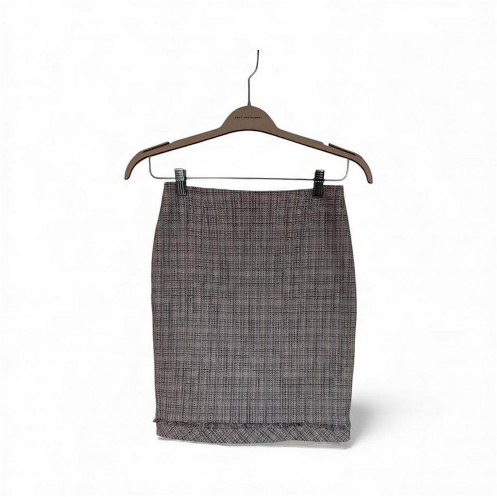 Light academia‎ tweed skirt